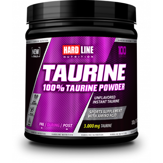 Hardline Taurine 100% Powder 300 Gr